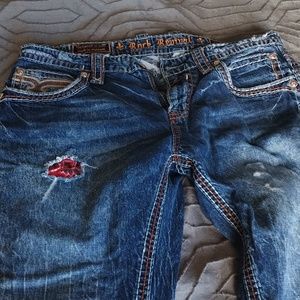 Rock revival ecton straight size 36 jeans